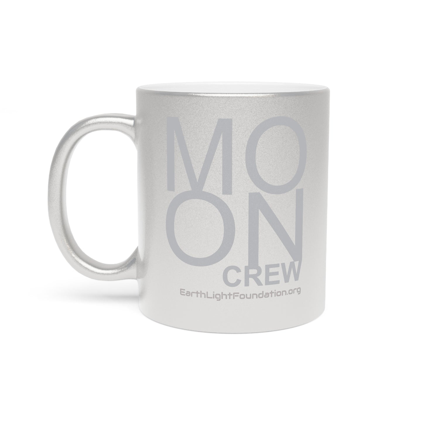 MOON CREW Silver Metallic Mug (11oz)