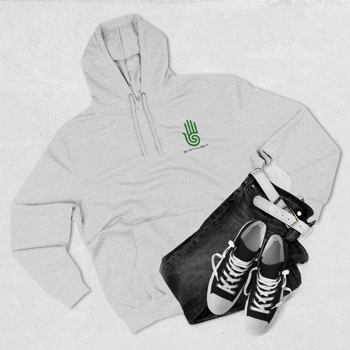 EarthLight Unisex Three-Panel Fleece Hoodie