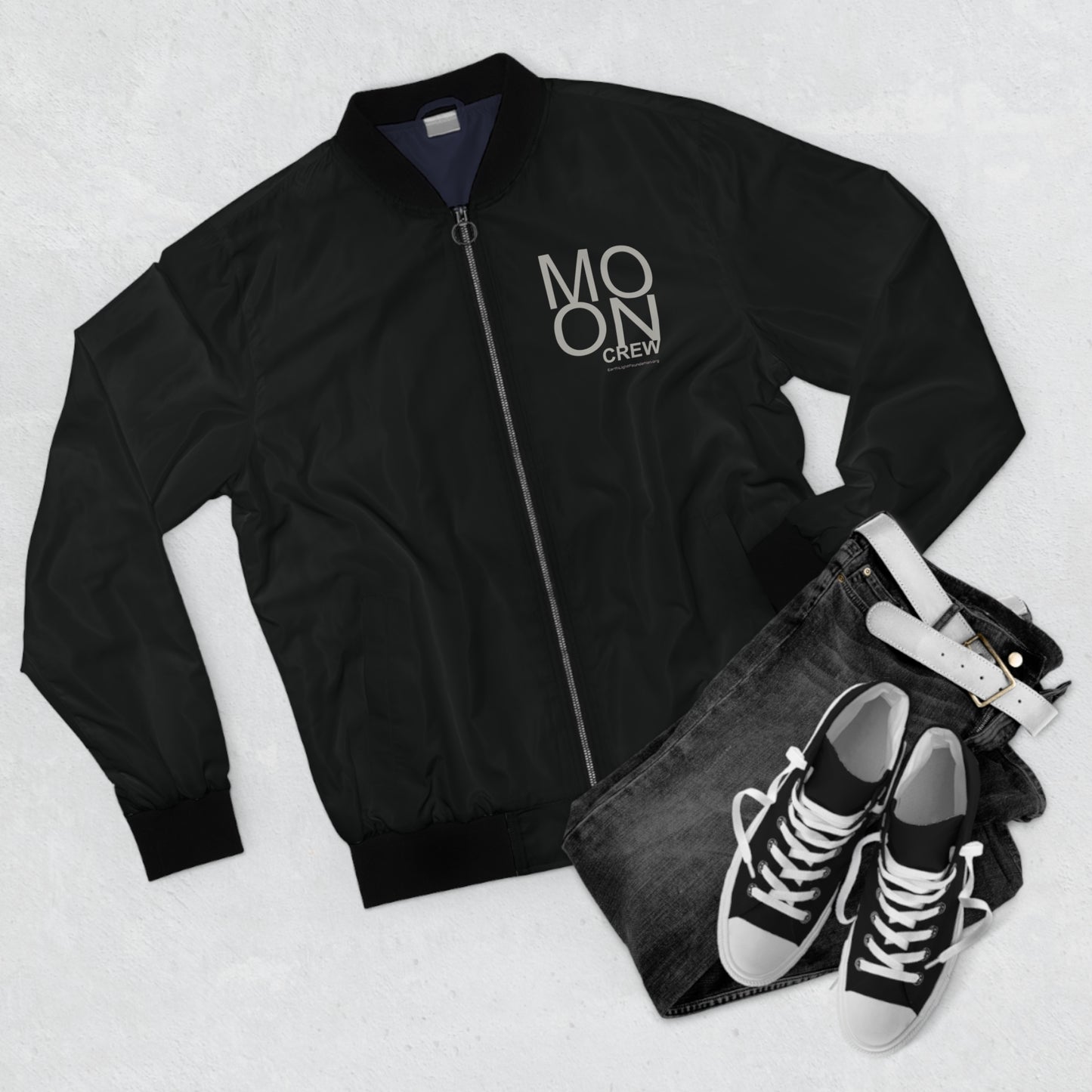 MOON CREW Men's Bomber Jacket (AOP)