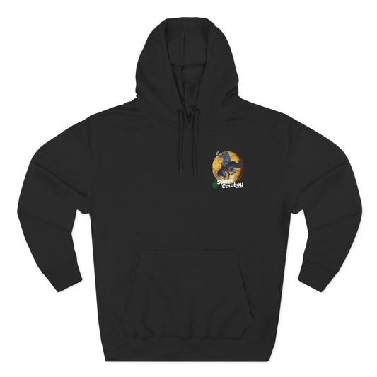 EarthLight Space Cowboy Ball Unisex Three-Panel Fleece Hoodie