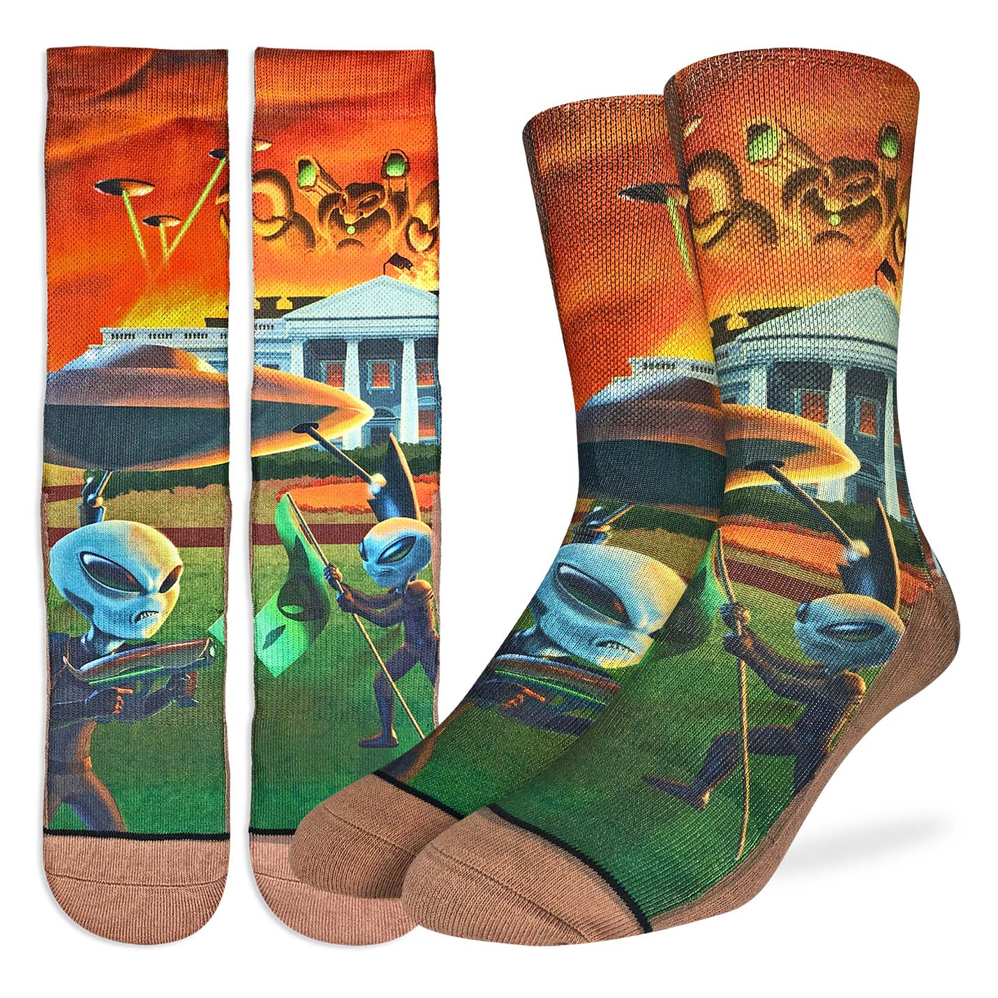 Alien Invasion Socks