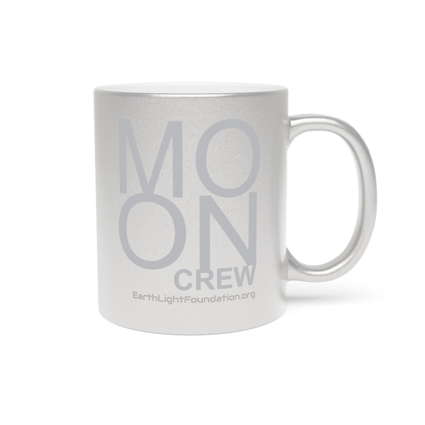 MOON CREW Silver Metallic Mug (11oz)