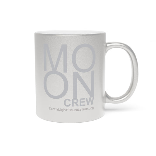 MOON CREW Silver Metallic Mug (11oz)