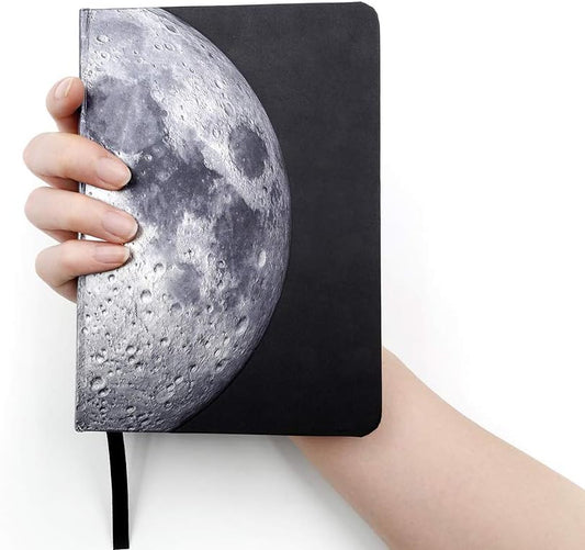 AstroReality: Lunar Embossed Hardcover Writing Journal